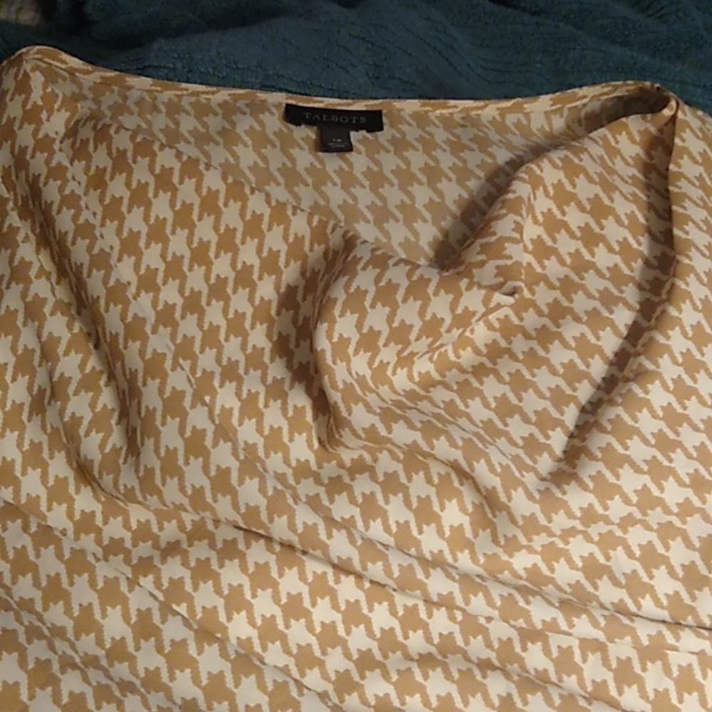 Talbots sleeveless blouse